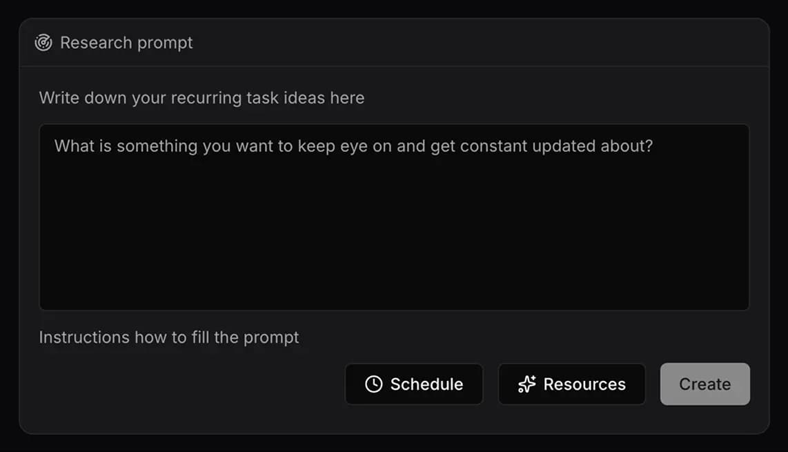 Research prompt